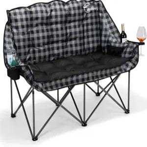 패딩 더블 캠핑 의자 접이식 러브잇 2인용 헤비 듀티 잔디 소파 야외