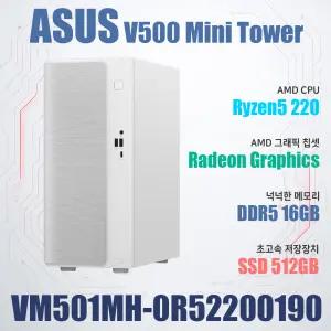 ASUS VM501MH-0R52200190 (16GB, M.2 512GB)/ASUS V500 미니타워