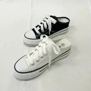 [하프클럽/다잇템]여성 높이조절 캐쥬얼 샌들힐 패브릭 운동화