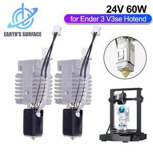 [호환품]creality호환 Ender 3 V3 SE 핫엔드 키트용 새 업그레이드 24V 60W 세라믹 히터 서미스터 3D 프린