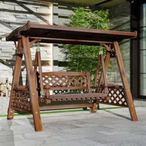 그네 야외정원 원목 흔들의자 방부 정원 스윙체어 별장 마당 어른 라탄 인용 요람의 카페