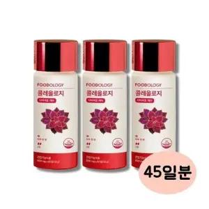 [푸드올로지] 푸드올로지 콜레올로지 컷 PRO 600mg 60정, 3개 빨간통