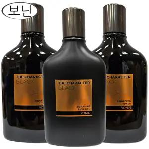 보닌 더 캐릭터 블랙 시그니처 토너 2개+에멀젼 1개/보닌 스킨+로션 남성화장품 3종/