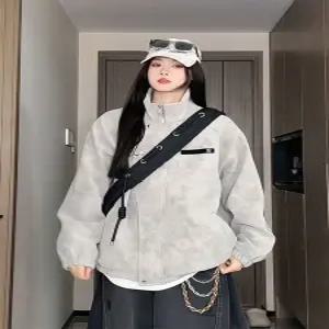 빈티지 가죽 야구점퍼 나염 자켓 봄가을 쇼트 야상 차이나 남자항공점퍼 ible3