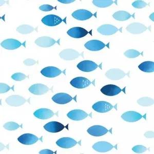 인테리어 피쉬 벽지 시트지 리폼 시트지 블루 가구