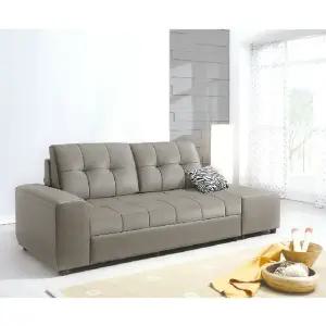 [서광퍼니처] 헤르본 합성가죽 3인용 소파+스툴