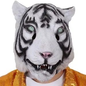( )이벤트 동물가면 마스크 파티용품 백호가면 할로윈