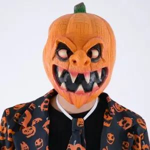 ( )펌킨 호박마귀가면 공포 소품 마스크 파티 할로윈