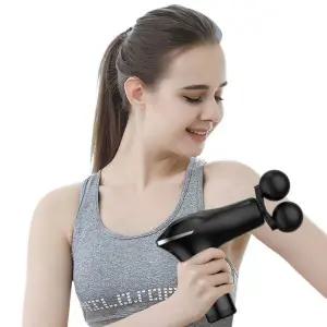 2구 근막 이완 듀얼 미니 마사지건 무선 충전식 마사지기