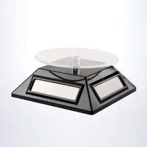 진열대 태양열 시계 소품 진열장 피규어 회전형