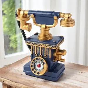 레트로 전화기 인테리어 엔틱 촬영소품 유럽풍 저금통