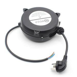 자동 릴와인더 연장선 돼지코 전원코드 케이블 자동코드릴