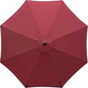 YOUGE 아웃도어 10피트 파티오 우산 교체 캐노피 8 리브용 마켓 및 테이블 상단 유니버설 튼튼하고 두꺼운