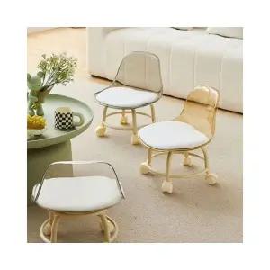 루미나D 바퀴달린 이든앤저스티스 등받이 미니 의자