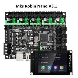 Makerbase MKS Robin Nano V3 32비트 제어 보드 마더보드 TMC2209 TS35 TFT 터치 스크린 WIFI 모듈 3D 프린