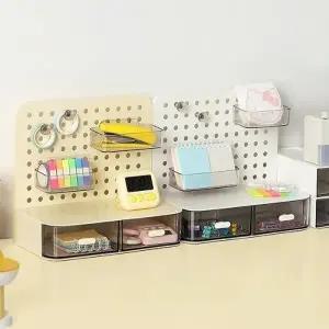 책상정리 꾸미기 타공판 데스크 히키스 미니 오거나이저 서랍 수납