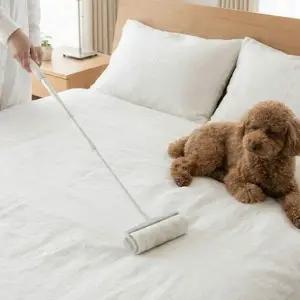 ( )길이조절 밀대 사선커팅 바닥청소 히키스 테이프클리너 본품 머리카락 24cm 돌돌이