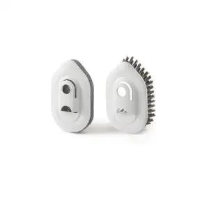 (구성품 교체 리필 헤드(4P))2종류 리필 헤드4P 부품 교체용 청소솔 헤드 욕실