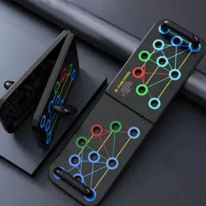 [골드스마일]멀티 실내 실내운동기구 푸쉬업바 부위별운동 16가지운동