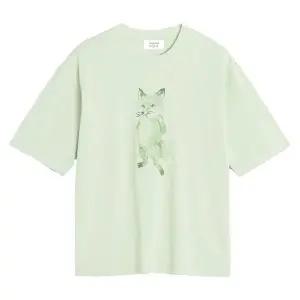 [메종키츠네] 레이디 폭스 박시 여성 반팔 티셔츠 OW00119KJ0008-0171