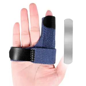 트리거 핑거 스플린트 브레이스 지지 안정기 부상 및 말렛 너클 고정화 적합 지수 미들 링 핑키 조절 잠금