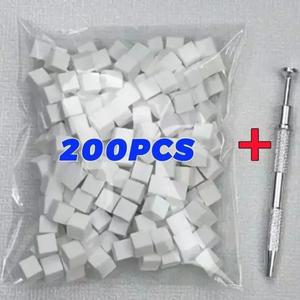 미니 4 클로 스퀘어 네일 아트 스펀지 메탈 그랩 세트 다용도 블러셔 그라데이션 뷰티 매니큐어 도구