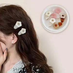 여성 앞머리 옆머리 잔머리 정리 고정 미니 클립 2P