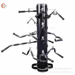 헬스그립 거치대 핸들 정리대 A형 장비 헬스 렛풀다운 블랙 수납