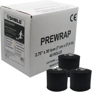 쉴드 애슬레틱 언더랩 프리랩 48롤 벌크 케이스 헤어 타이 헤드밴드 미국산 테이프 2.75인치 X 30 SYard 폼