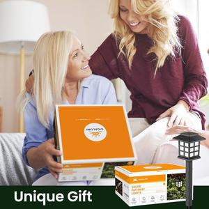 지갈루미 태양광 경관 조명 조명 10시간 방수 12팩 조명으로 파티오 정원 유지 마당 동안 야외 산책로 진입로에 LED