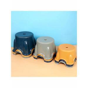 플라스틱 스툴 벤치 신발 가정용 디딤대1 레드 간편 등받이