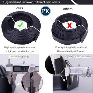 잔디밭 2인치 위한 블랙 있는 정원 40피트 40개의 스파이크가 풍경 높이 가장자리