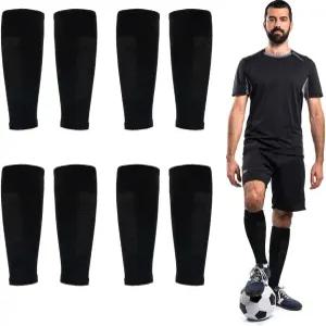 우콘타굿 축구용 4켤레 다리 소매 신 가드 그립 양말 청소년 성인 동반