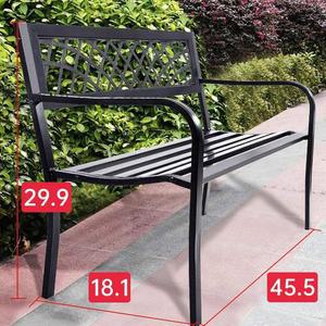 파티오 메탈 있는 현관 벤치 등받이가 작업 입구를 또는 청소 가든 야드 위한 파크 플라스틱 야외