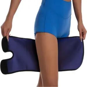 도켈로비 사우나 다리 소매 여성 및 남성용 2팩 조절식 허벅지 랩 땀 트리머 슬리밍 운동 장비 지방