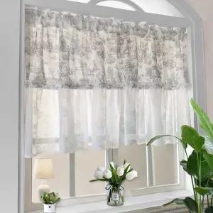 미니커튼 레이스 프렌치 커튼 주방 거실 가림막 가리개