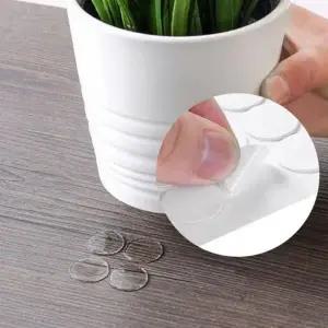 ( )초강력 미끄럼방지 원형 양면 미니 투명 스티커 70p