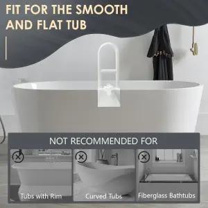 노약자를 위한 위시토플라이 욕조 안전 레일 헤비 듀티 목욕 및 샤워 그립 바 조절 가능한 클램프가 있는