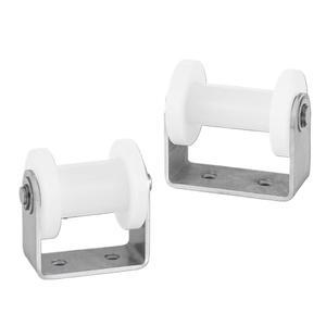 나일론 풀리 이중 베어링 사각 슬라이딩 하드웨어 샤워 가이드 트랙 롤러 도구 도어 브래킷