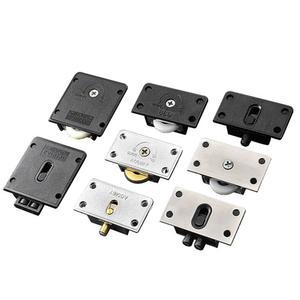 가구 슬라이딩 도어 이동 러너 금속 캐비닛 베어링 하단 가고 넘어 상단 액세서리 옷장 도르래 롤러