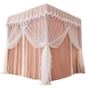 모기장 침대커튼 방한 레이스 방충망 대형 캐노피 암막