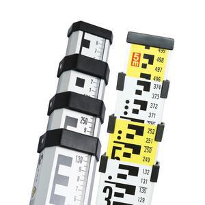알루미늄 스타프 측정 막대자 측량폴대 탑자수평포 측정자 양면 1. 세대 5m 미터