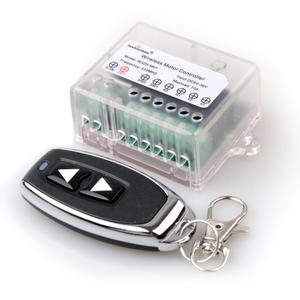 DC 모터 리모컨 스위치 개폐식 문짝 커튼 커튼용 전기 푸시로드 선형 액추에이터 정방향 역방향 리시버 12-