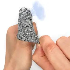 제이드 키트 12 PCS 핑거 코트 절단 저항 보호대 절단용 커버 장갑 수명 연장기 주방 작업 조각 미끄럼