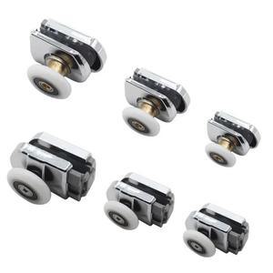 새로운 욕실 도어 롤러 샤워 도르래 교체 캐빈 액세서리 알루미늄 유리 슬라이딩 바퀴