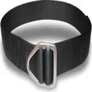 헤비 듀티 건메탈 버클 벨트 - 바이슨 디자인의 블랙