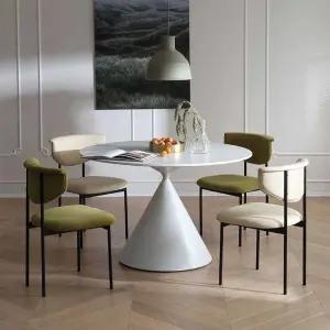 6인용 원형식탁 다이닝 원탁 원형 테이블 1200 홈카페 둥근