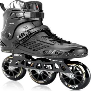 성인 여성 남성용 휠 인라인 스케이트 3종 전문 아웃도어 피트니스 3X110mm 롤러 블레이드 남녀 공용