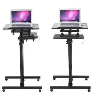 이동식 스탠드 컴퓨터 책상 노트북 스탠딩 모니터 테이블