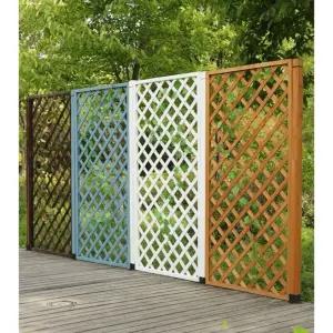 부식 나무 울타리 화단 방부목 파티션 펜스 정원